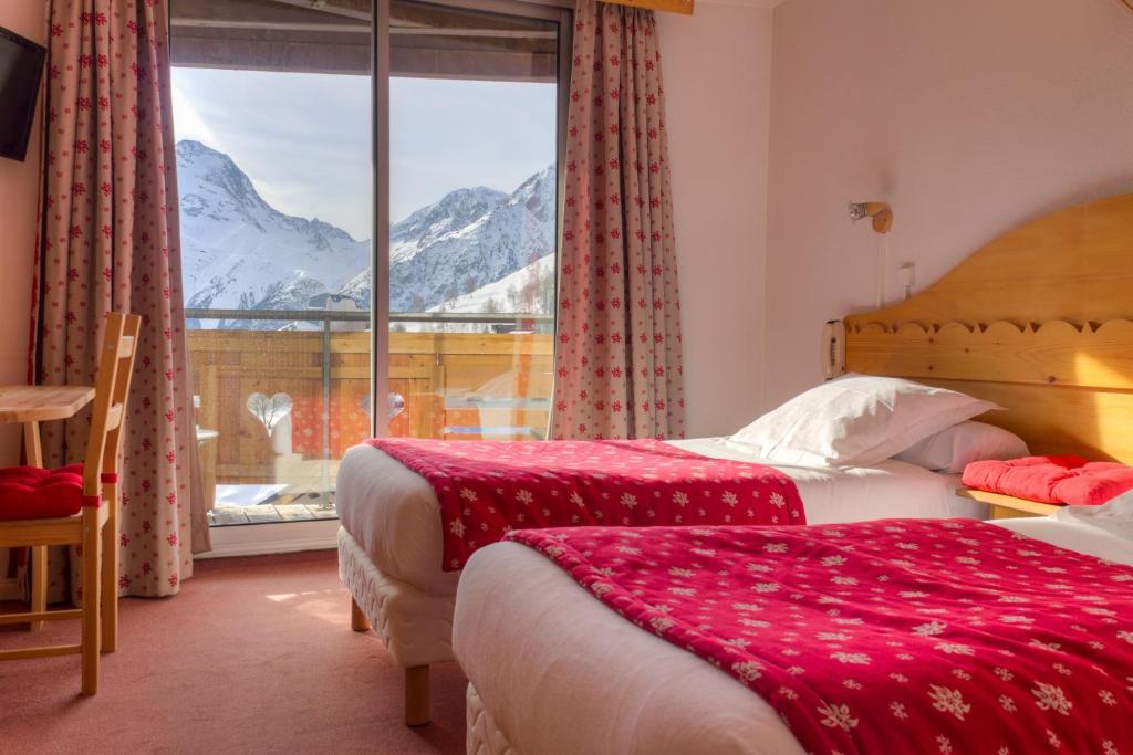 Hotel Adret Les Deux Alpes Rom bilde