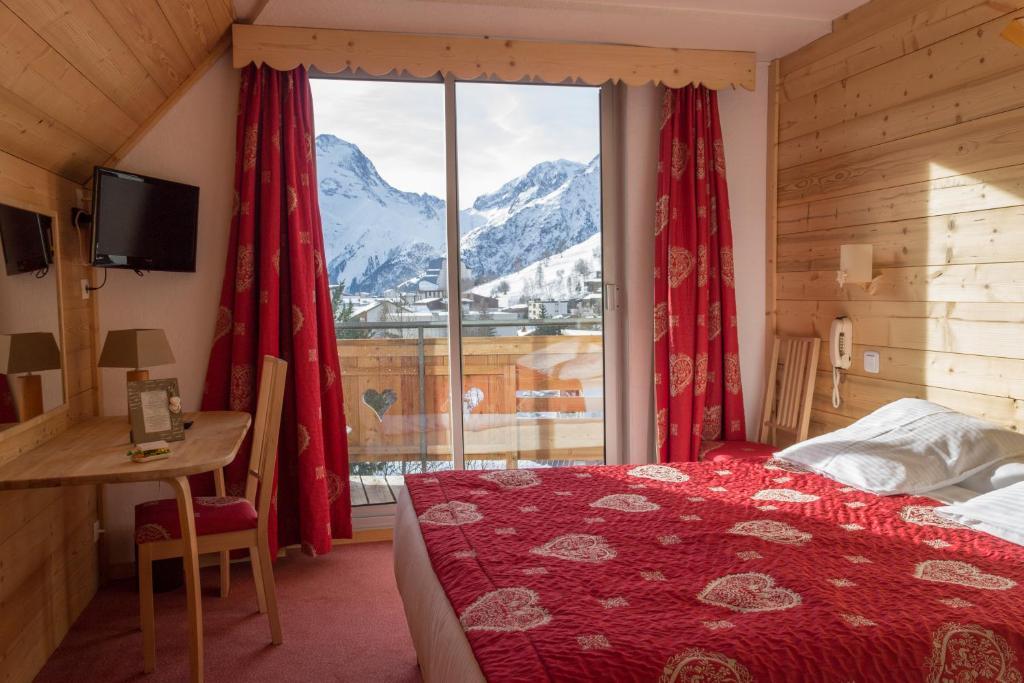 Hotel Adret Les Deux Alpes Rom bilde